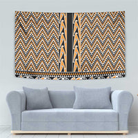 New Zealand Maori Niho Taniwha Tapestry Karaka Mangopare and Puhoro Pattern