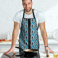 New Zealand Maori Niho Taniwha Apron Kikorangi Mangopare and Puhoro Pattern LT9 - Polynesian Pride