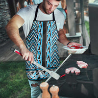 New Zealand Maori Niho Taniwha Apron Kikorangi Mangopare and Puhoro Pattern LT9 - Polynesian Pride
