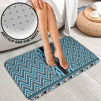 New Zealand Maori Niho Taniwha Bathroom Set Kikorangi Mangopare and Puhoro Pattern - Polynesian Pride