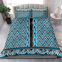 New Zealand Maori Niho Taniwha Bedding Set Kikorangi Mangopare and Puhoro Pattern LT9 - Polynesian Pride