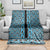 New Zealand Maori Niho Taniwha Blanket Kikorangi Mangopare and Puhoro Pattern