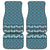 New Zealand Maori Niho Taniwha Car Mats Kikorangi Mangopare and Puhoro Pattern