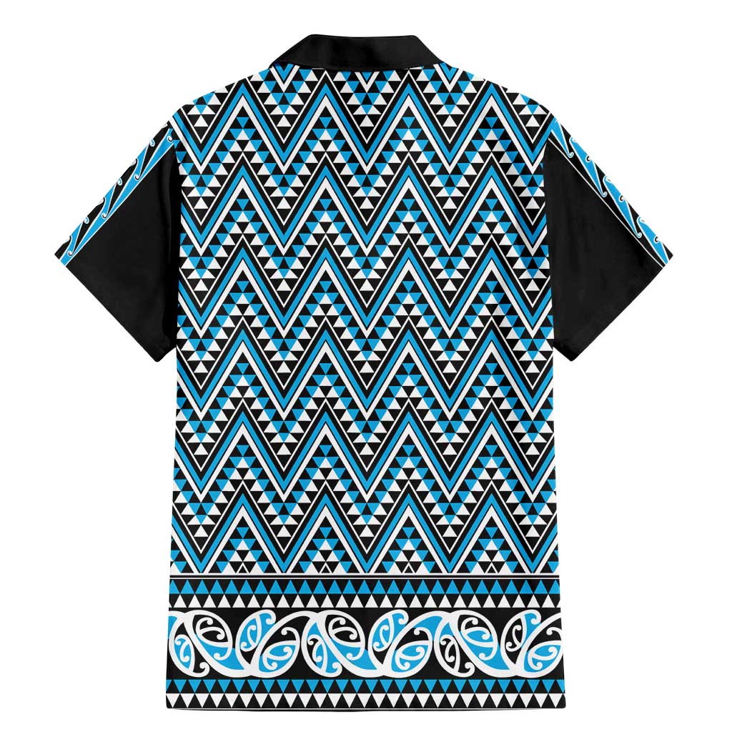 New Zealand Maori Niho Taniwha Family Matching Mermaid Dress and Hawaiian Shirt Kikorangi Mangopare and Puhoro Pattern LT9 - Polynesian Pride