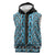 New Zealand Maori Niho Taniwha Sleeveless Zip Hoodie Kikorangi Mangopare and Puhoro Pattern - Polynesian Pride
