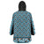 New Zealand Maori Niho Taniwha Wearable Blanket Hoodie Kikorangi Mangopare and Puhoro Pattern