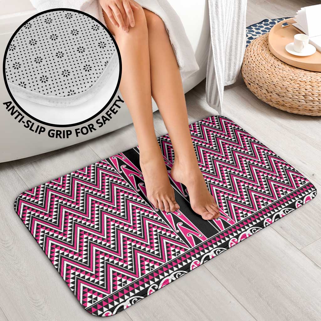 New Zealand Maori Niho Taniwha Bathroom Set Mawhero Mangopare and Puhoro Pattern - Polynesian Pride