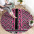 New Zealand Maori Niho Taniwha Round Carpet Mawhero Mangopare and Puhoro Pattern
