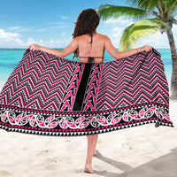 New Zealand Maori Niho Taniwha Sarong Mawhero Mangopare and Puhoro Pattern
