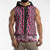 New Zealand Maori Niho Taniwha Sleeveless Zip Hoodie Mawhero Mangopare and Puhoro Pattern - Polynesian Pride