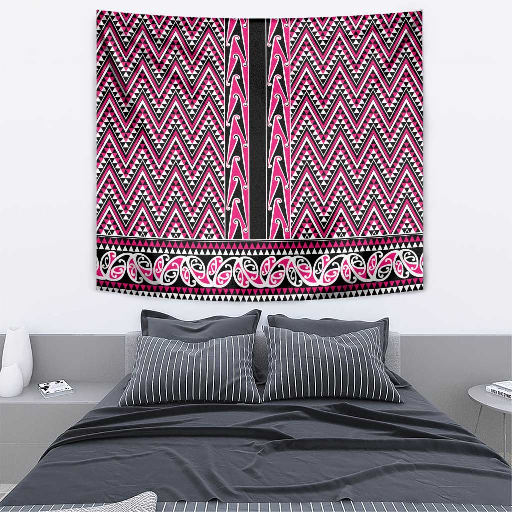 New Zealand Maori Niho Taniwha Tapestry Mawhero Mangopare and Puhoro Pattern LT9 - Polynesian Pride