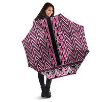 New Zealand Maori Niho Taniwha Umbrella Mawhero Mangopare and Puhoro Pattern - Polynesian Pride