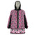 New Zealand Maori Niho Taniwha Wearable Blanket Hoodie Mawhero Mangopare and Puhoro Pattern