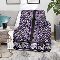 New Zealand Maori Niho Taniwha Blanket Waiporopo Mangopare and Puhoro Pattern