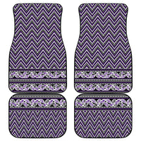 New Zealand Maori Niho Taniwha Car Mats Waiporopo Mangopare and Puhoro Pattern