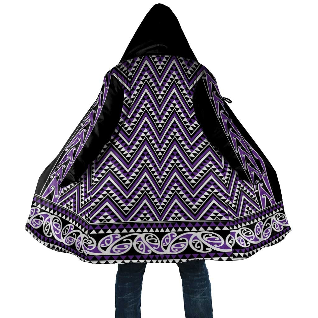 New Zealand Maori Niho Taniwha Cloak Waiporopo Mangopare and Puhoro Pattern - Polynesian Pride