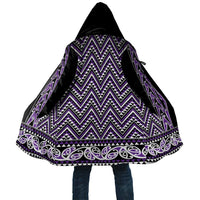 New Zealand Maori Niho Taniwha Cloak Waiporopo Mangopare and Puhoro Pattern - Polynesian Pride