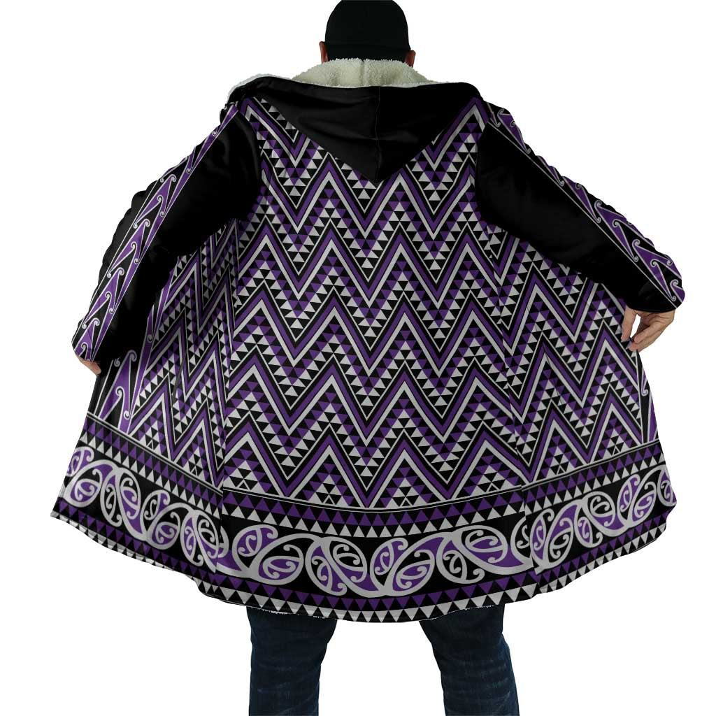 New Zealand Maori Niho Taniwha Cloak Waiporopo Mangopare and Puhoro Pattern - Polynesian Pride