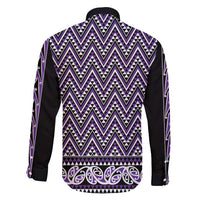 New Zealand Maori Niho Taniwha Family Matching Off Shoulder Maxi Dress and Hawaiian Shirt Waiporopo Mangopare and Puhoro Pattern LT9 - Polynesian Pride