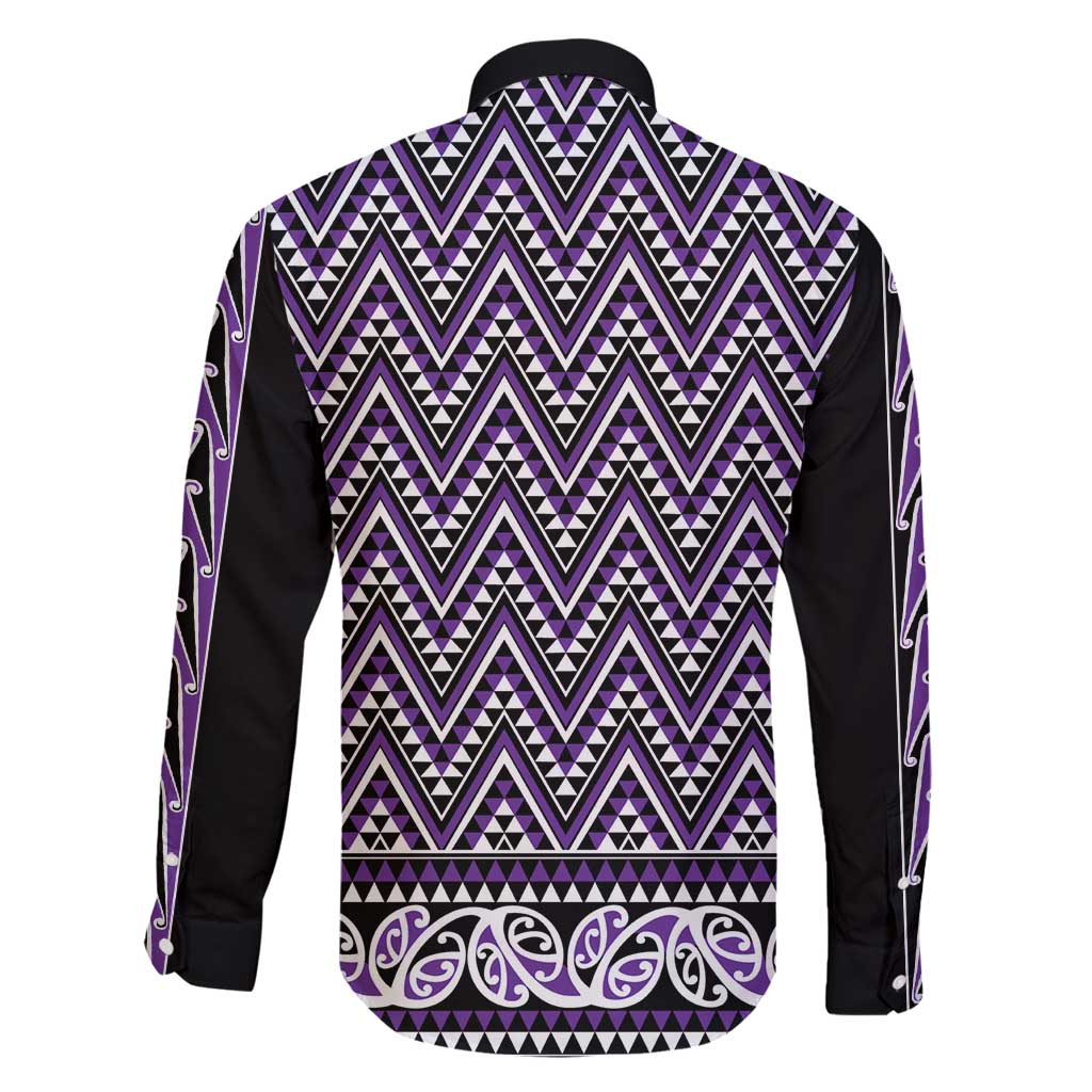 New Zealand Maori Niho Taniwha Family Matching Off Shoulder Short Dress and Hawaiian Shirt Waiporopo Mangopare and Puhoro Pattern LT9 - Polynesian Pride