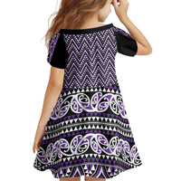 New Zealand Maori Niho Taniwha Family Matching Puletasi and Hawaiian Shirt Waiporopo Mangopare and Puhoro Pattern LT9 - Polynesian Pride