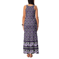 New Zealand Maori Niho Taniwha Family Matching Tank Maxi Dress and Hawaiian Shirt Waiporopo Mangopare and Puhoro Pattern LT9 - Polynesian Pride
