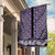New Zealand Maori Niho Taniwha Garden Flag Waiporopo Mangopare and Puhoro Pattern