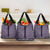New Zealand Maori Niho Taniwha Grocery Bag Waiporopo Mangopare and Puhoro Pattern