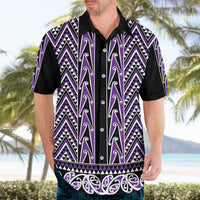 New Zealand Maori Niho Taniwha Hawaiian Shirt Waiporopo Mangopare and Puhoro Pattern
