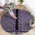 New Zealand Maori Niho Taniwha Round Carpet Waiporopo Mangopare and Puhoro Pattern