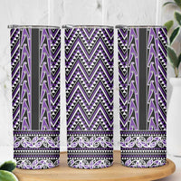 New Zealand Maori Niho Taniwha Skinny Tumbler Waiporopo Mangopare and Puhoro Pattern LT9 - Polynesian Pride