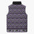 New Zealand Maori Niho Taniwha Sleeveless Puffer Jacket Waiporopo Mangopare and Puhoro Pattern - Polynesian Pride
