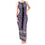 New Zealand Maori Niho Taniwha Tank Maxi Dress Waiporopo Mangopare and Puhoro Pattern