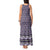 New Zealand Maori Niho Taniwha Tank Maxi Dress Waiporopo Mangopare and Puhoro Pattern