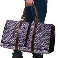 New Zealand Maori Niho Taniwha Travel Bag Waiporopo Mangopare and Puhoro Pattern - Polynesian Pride