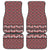 New Zealand Maori Niho Taniwha Car Mats Whero Mangopare and Puhoro Pattern