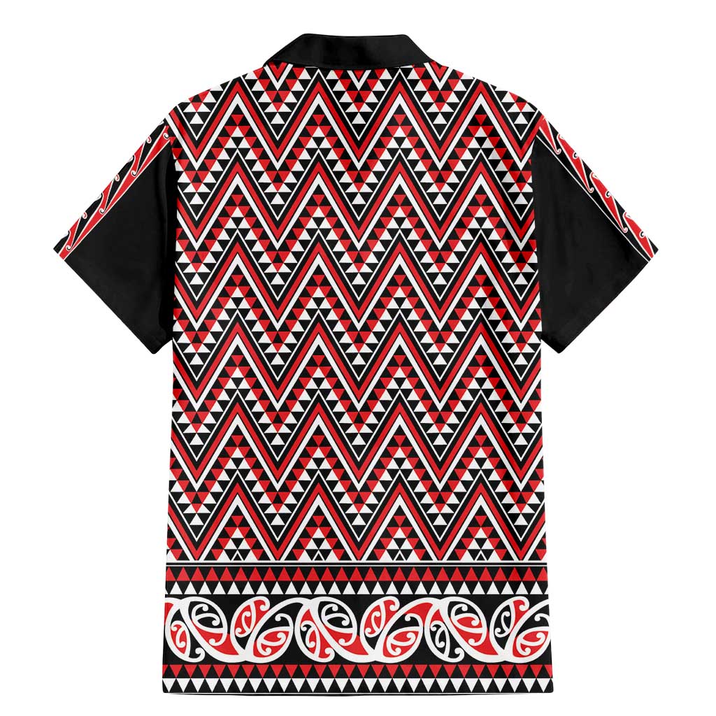 New Zealand Maori Niho Taniwha Family Matching Mermaid Dress and Hawaiian Shirt Whero Mangopare and Puhoro Pattern LT9 - Polynesian Pride