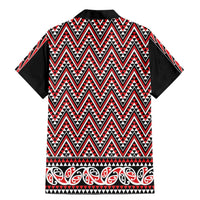 New Zealand Maori Niho Taniwha Family Matching Mermaid Dress and Hawaiian Shirt Whero Mangopare and Puhoro Pattern LT9 - Polynesian Pride