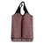 New Zealand Maori Niho Taniwha Grocery Bag Whero Mangopare and Puhoro Pattern