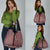 New Zealand Maori Niho Taniwha Grocery Bag Whero Mangopare and Puhoro Pattern