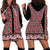 New Zealand Maori Niho Taniwha Hoodie Dress Whero Mangopare and Puhoro Pattern