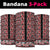 New Zealand Maori Niho Taniwha Neck Gaiter Whero Mangopare and Puhoro Pattern - Polynesian Pride