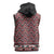 New Zealand Maori Niho Taniwha Sleeveless Zip Hoodie Whero Mangopare and Puhoro Pattern - Polynesian Pride