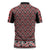 New Zealand Maori Niho Taniwha Zipper Polo Shirt Whero Mangopare and Puhoro Pattern - Polynesian Pride