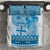 Vintage Bula Fiji Personalised Bedding Set Blue Hibiscus Tapa Pattern