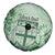 Vintage Bula Fiji Personalised Spare Tire Cover Green Hibiscus Tapa Pattern LT9