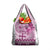 Vintage Bula Fiji Personalised Grocery Bag Pink Hibiscus Tapa Pattern