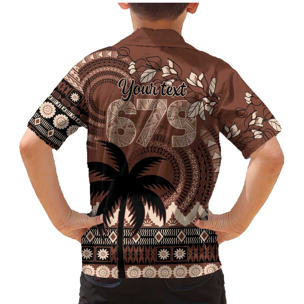 Personalised Bula Fiji 679 Family Matching Mermaid Dress and Hawaiian Shirt Fijian Tagimoucia Masi Tapa Art LT9 - Polynesian Pride