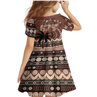 Personalised Bula Fiji 679 Family Matching Mermaid Dress and Hawaiian Shirt Fijian Tagimoucia Masi Tapa Art LT9 - Polynesian Pride