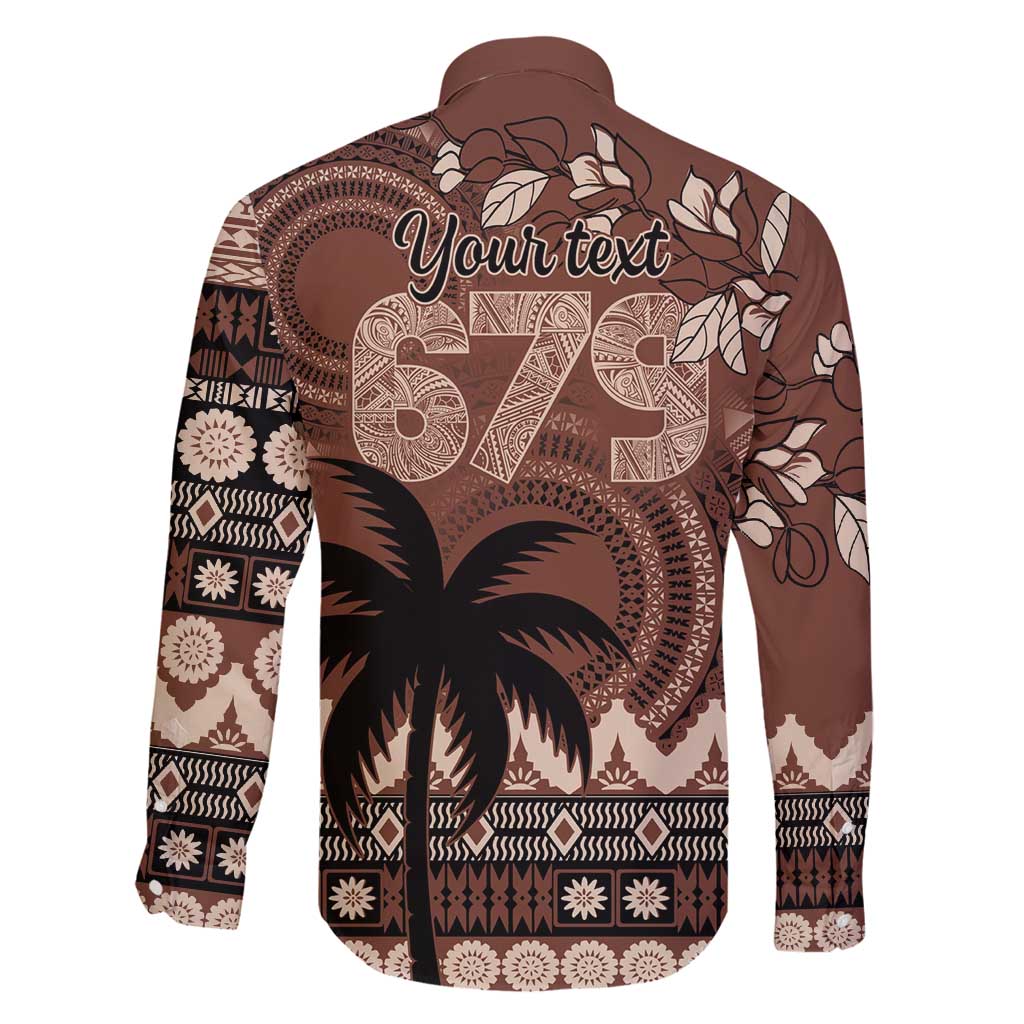 Personalised Bula Fiji 679 Family Matching Summer Maxi Dress and Hawaiian Shirt Fijian Tagimoucia Masi Tapa Art LT9 - Polynesian Pride